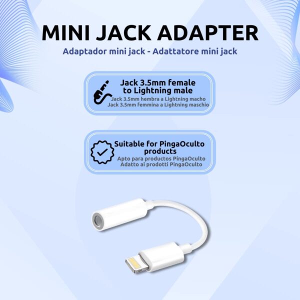 Adaptador Jack 3.5mm a Lightning Caracteristicas