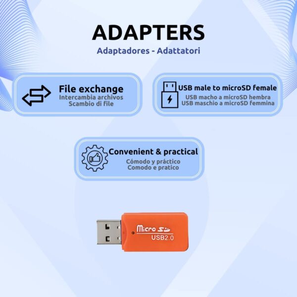 Adaptador USB MicroSD Caracteristicas