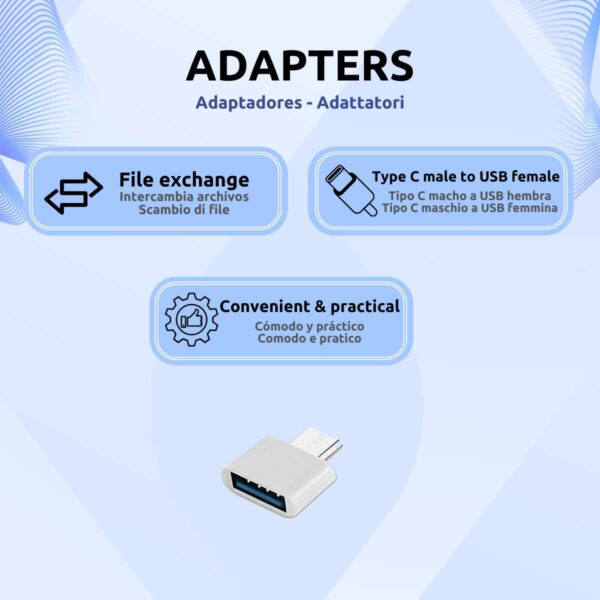 Adaptador USB Tipo C Caracteristicas