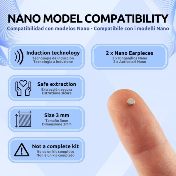 Auricular Espia Nano Recambio Nano Caracteristicas
