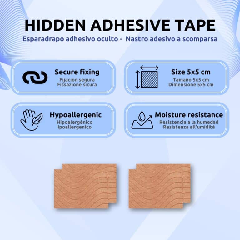 Esparadrapo Adhesivo para Camara y Auricular Espia 4Tiras