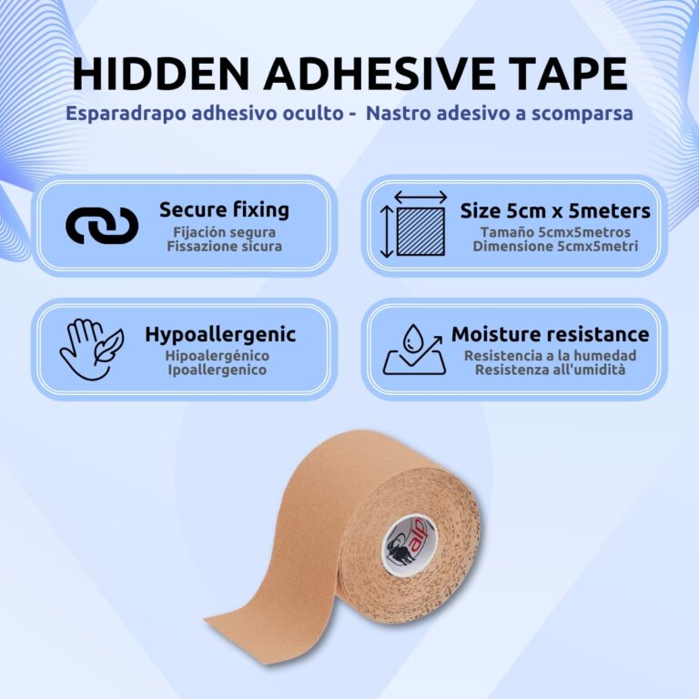 Esparadrapo Adhesivo para Pinganillo y Camara Espia Rollo Caracteristicas 1