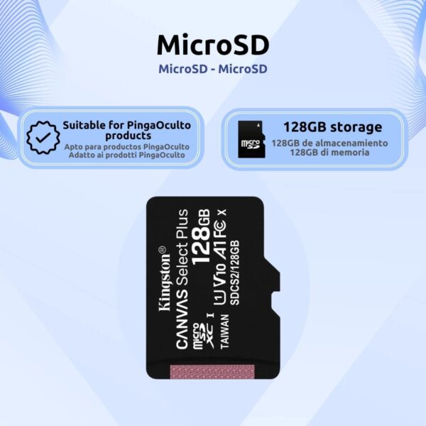 microSD 32 64 128GB Clase 10 microSD 128GB Caracteristicas