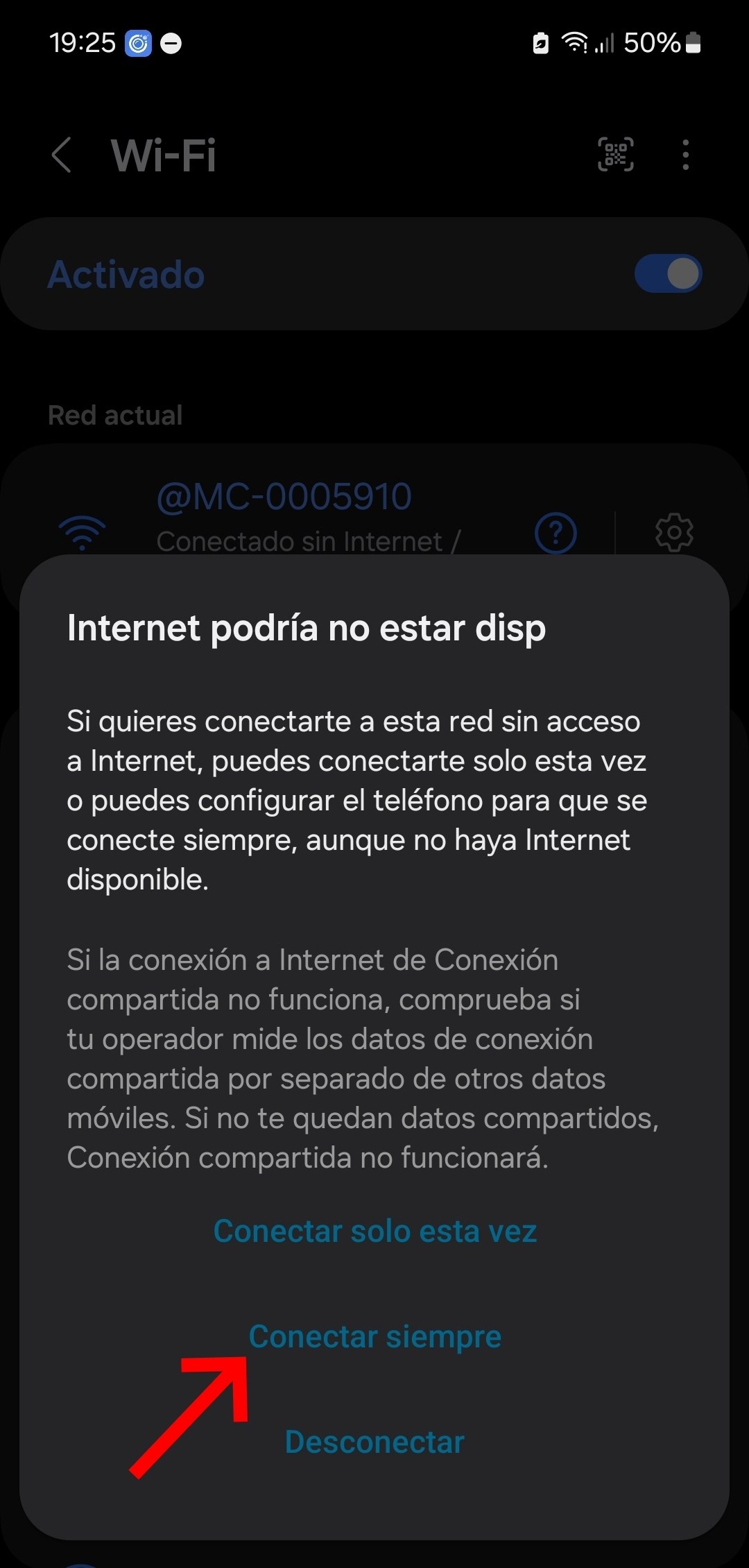 Conectar siempre OKAM Pro MA3_MW3
